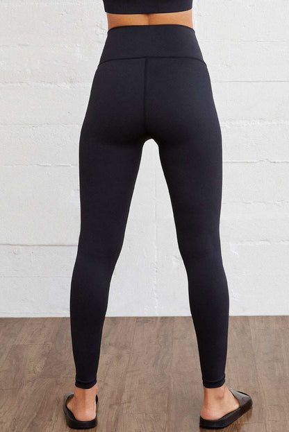 Black seamless leggings - arched waist - Love Salve 