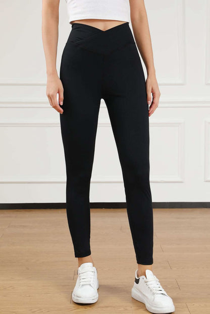 Black seamless leggings - arched waist - Love Salve 