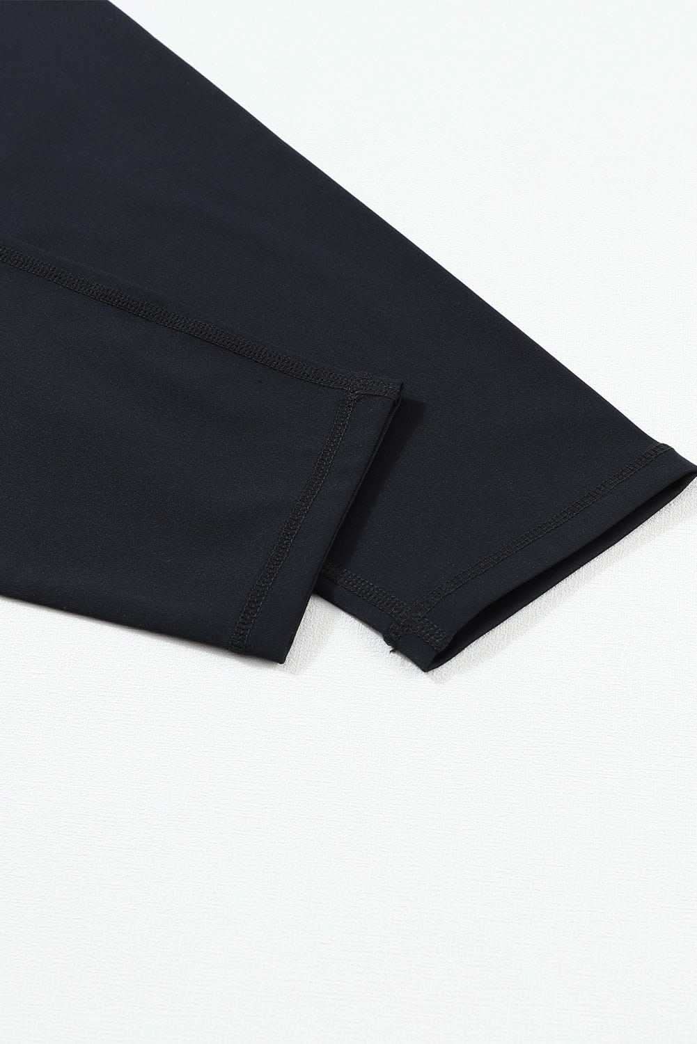 Black seamless leggings - arched waist - Love Salve 