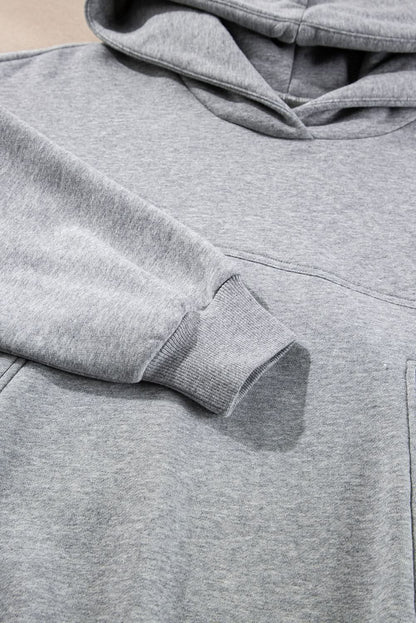 Gray hoodie and joggers set - Love Salve 