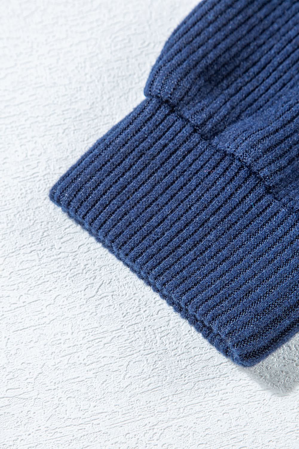 Navy blue cropped hoodie set - Love Salve 