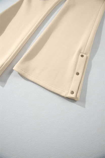 Parchment hoodie & high-waist set - Love Salve 