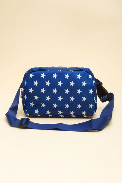 Bluing patriotic star crossbody bag - Love Salve 