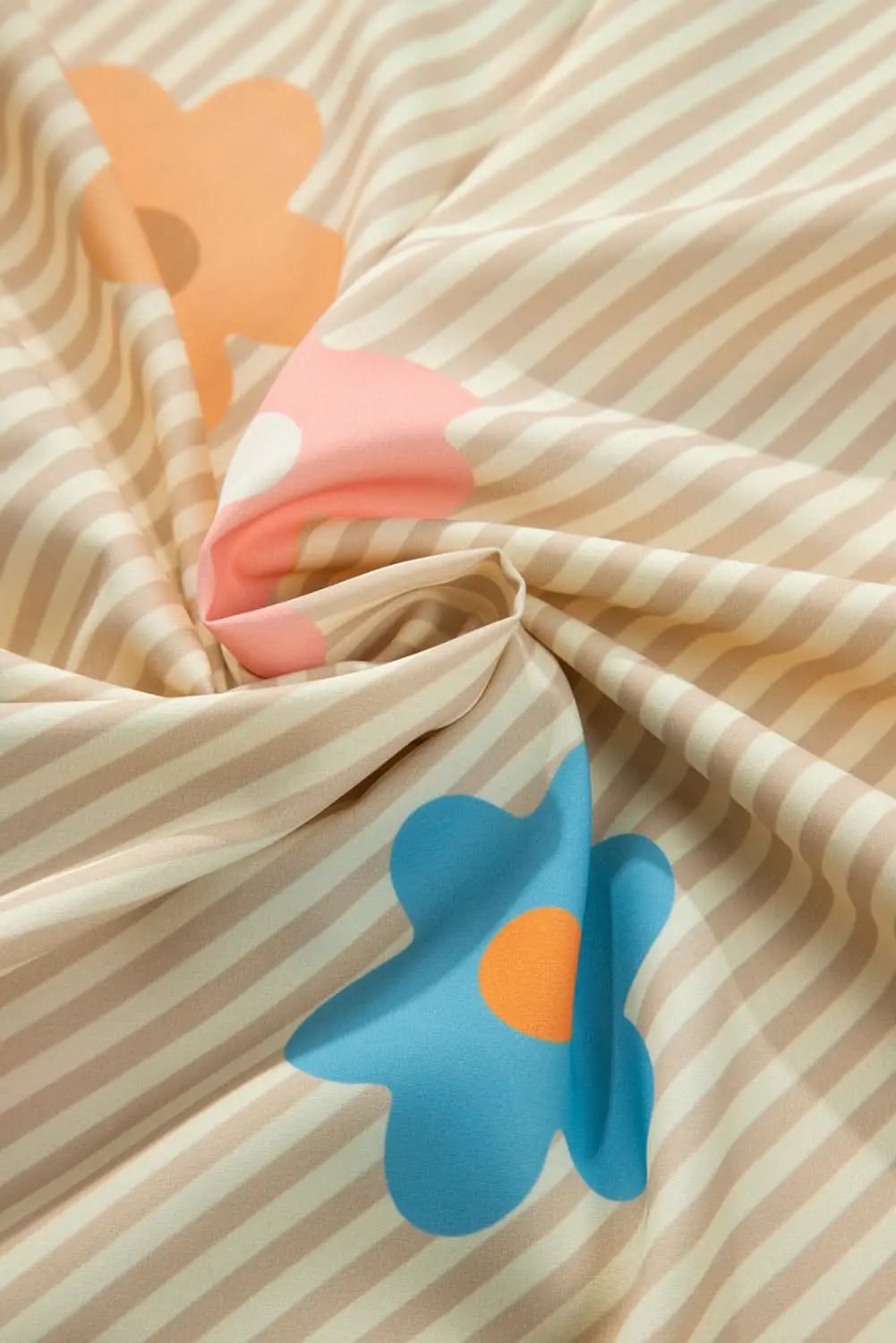 Apricot floral button-up shirt - Love Salve 