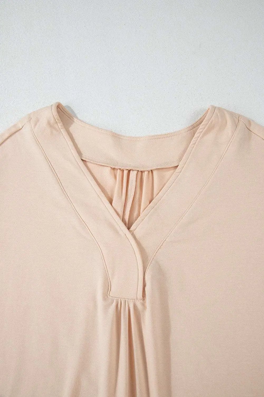 Chic palm print blouse with puff sleeves - Love Salve 