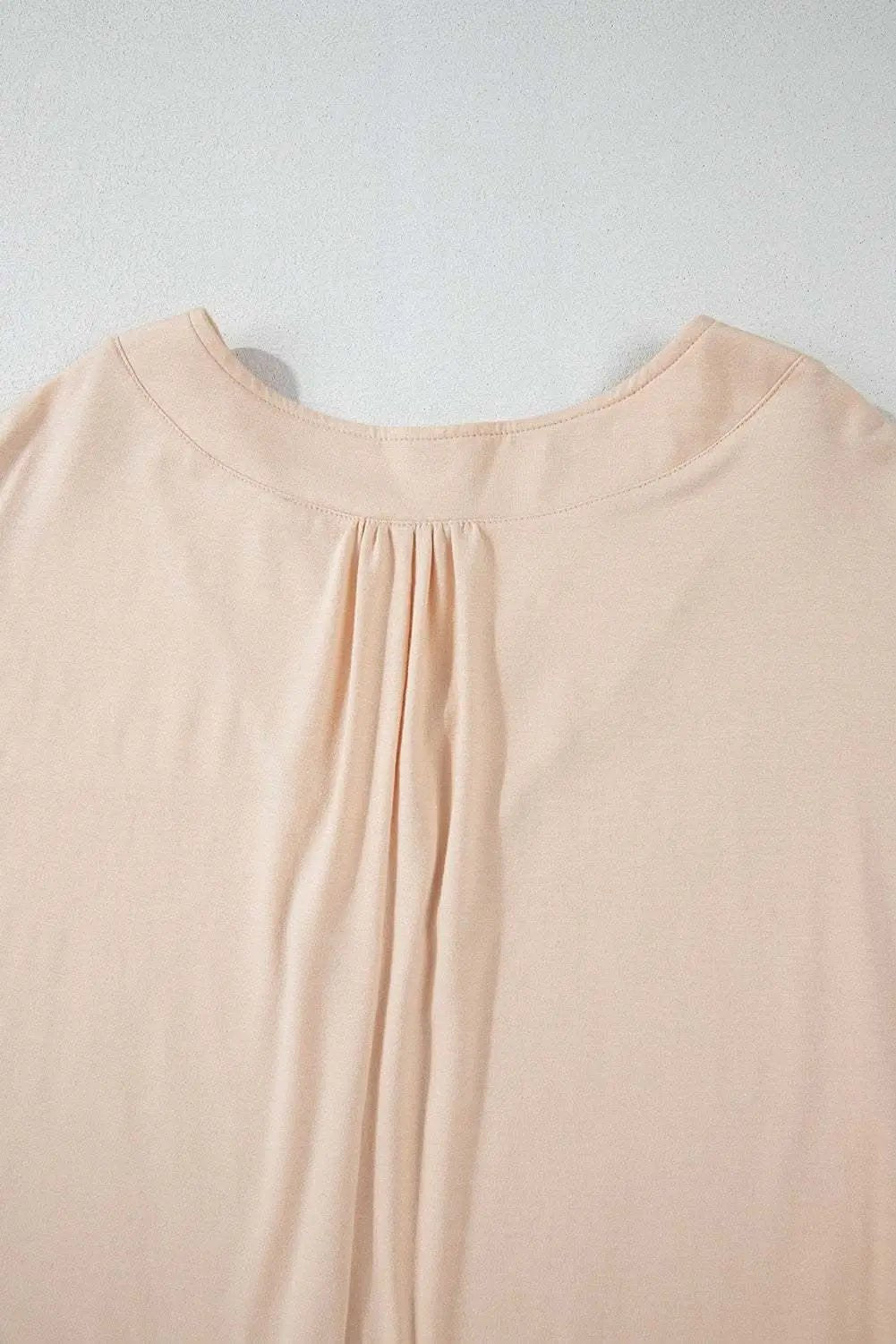 Chic palm print blouse with puff sleeves - Love Salve 