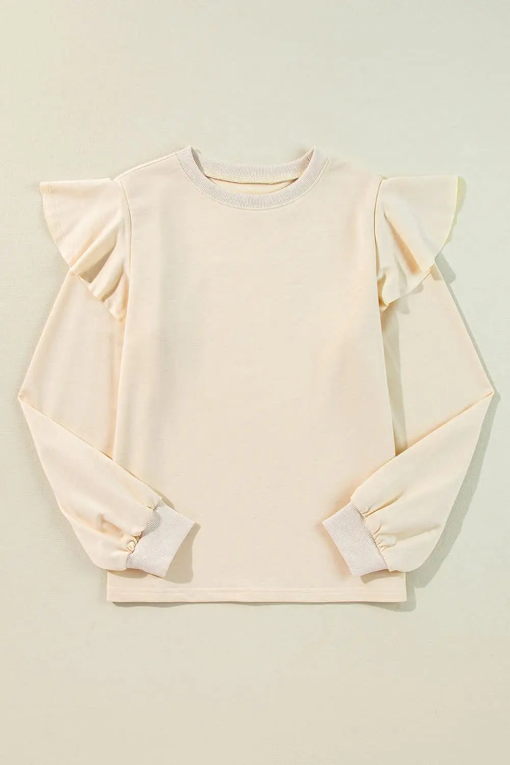 Elegant Ruffle Shoulder Blouse - Love Salve 