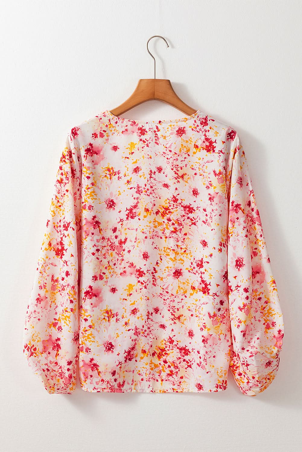 Charming pink floral blouse - Love Salve 