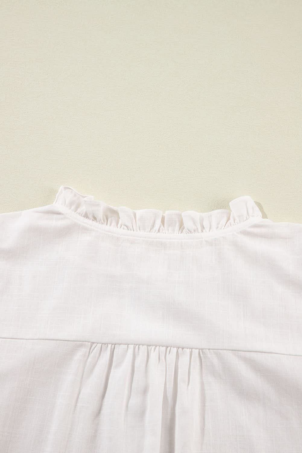 Embroidered white floral shirt - Love Salve 