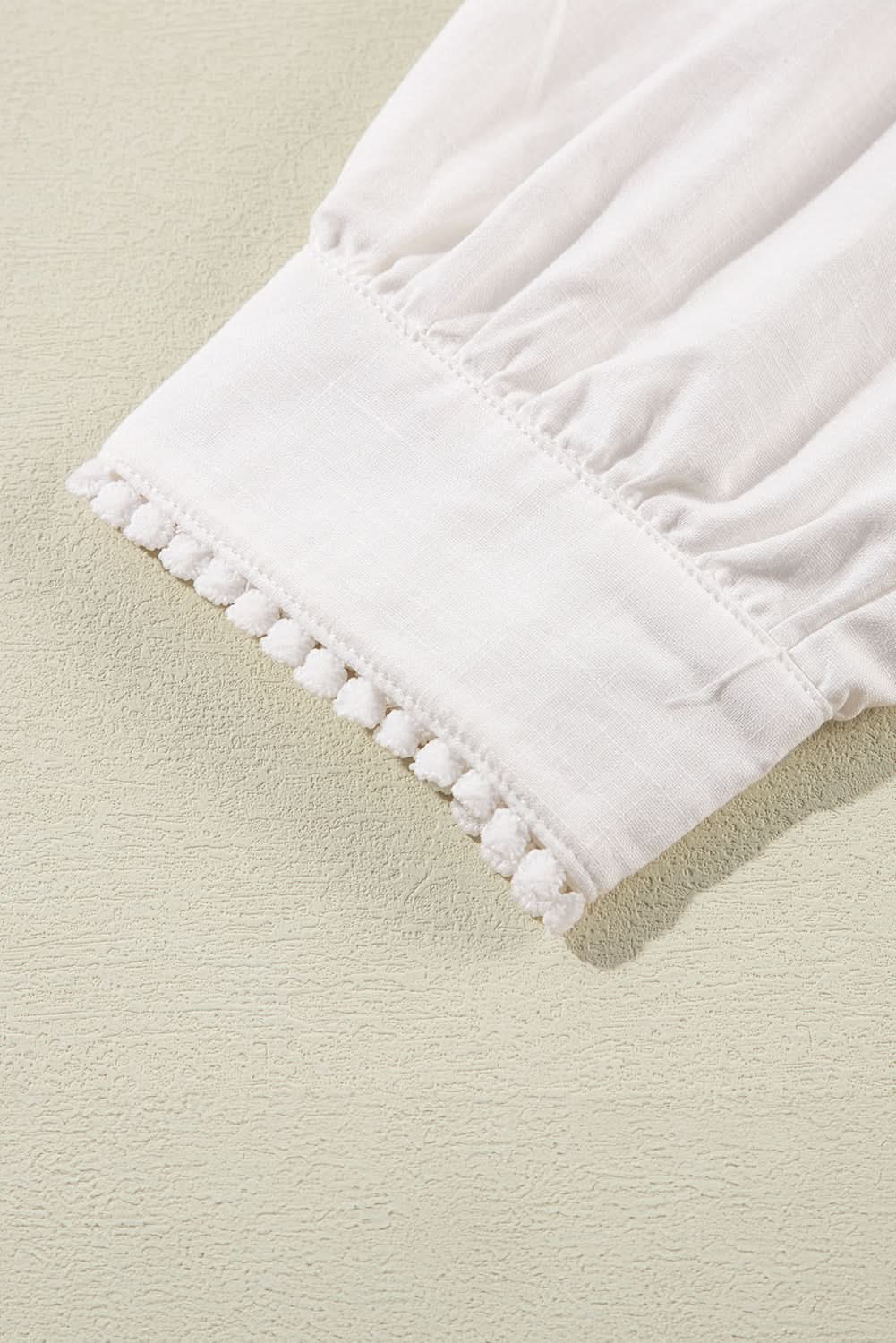 Embroidered white floral shirt - Love Salve 