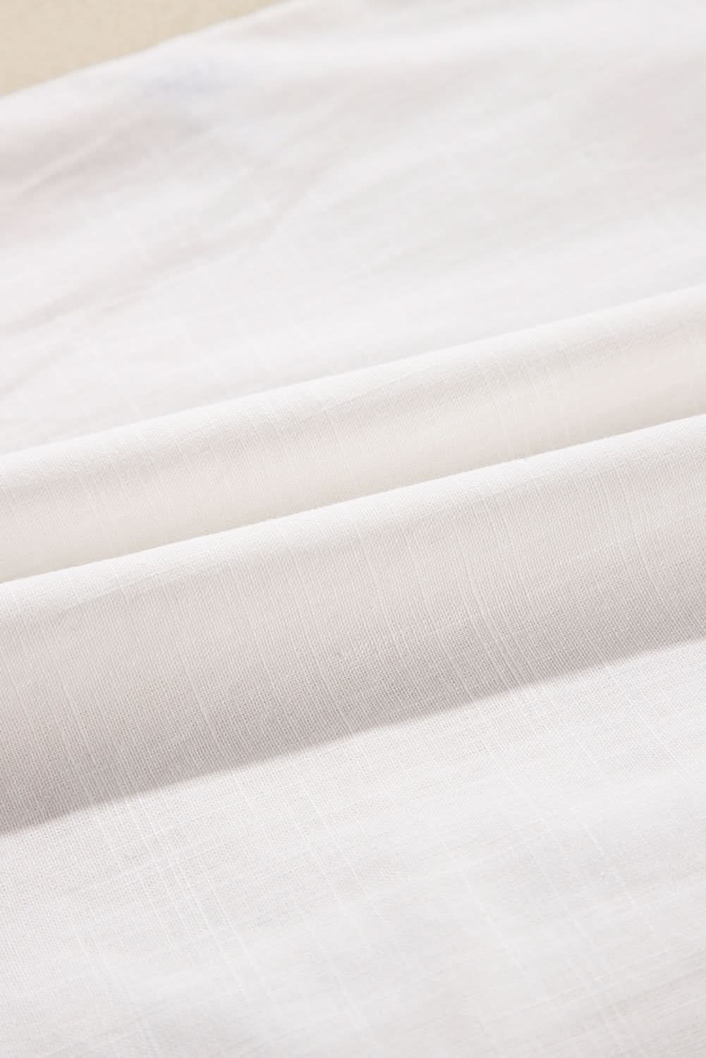 Embroidered white floral shirt - Love Salve 