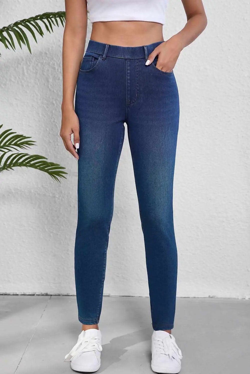 Ashleigh blue straight leg jeans - Love Salve 
