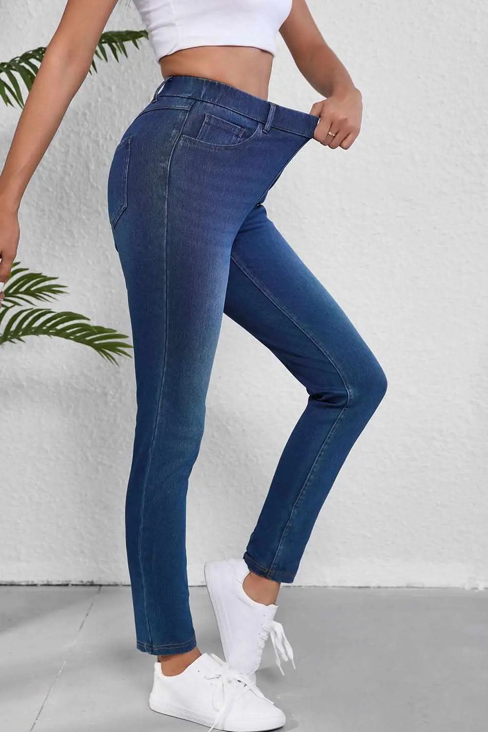 Ashleigh blue straight leg jeans - Love Salve 