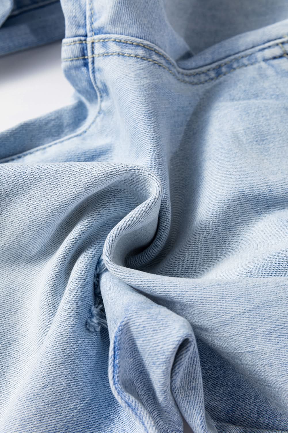 Beau Blue distressed flare jeans - Love Salve 