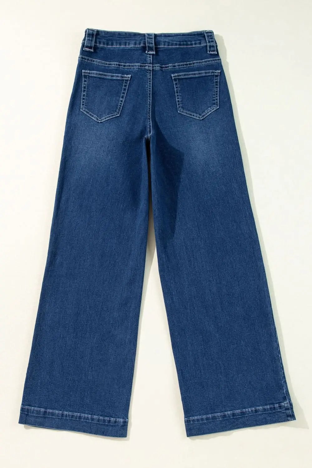 Sail blue high-waisted jeans - Love Salve 
