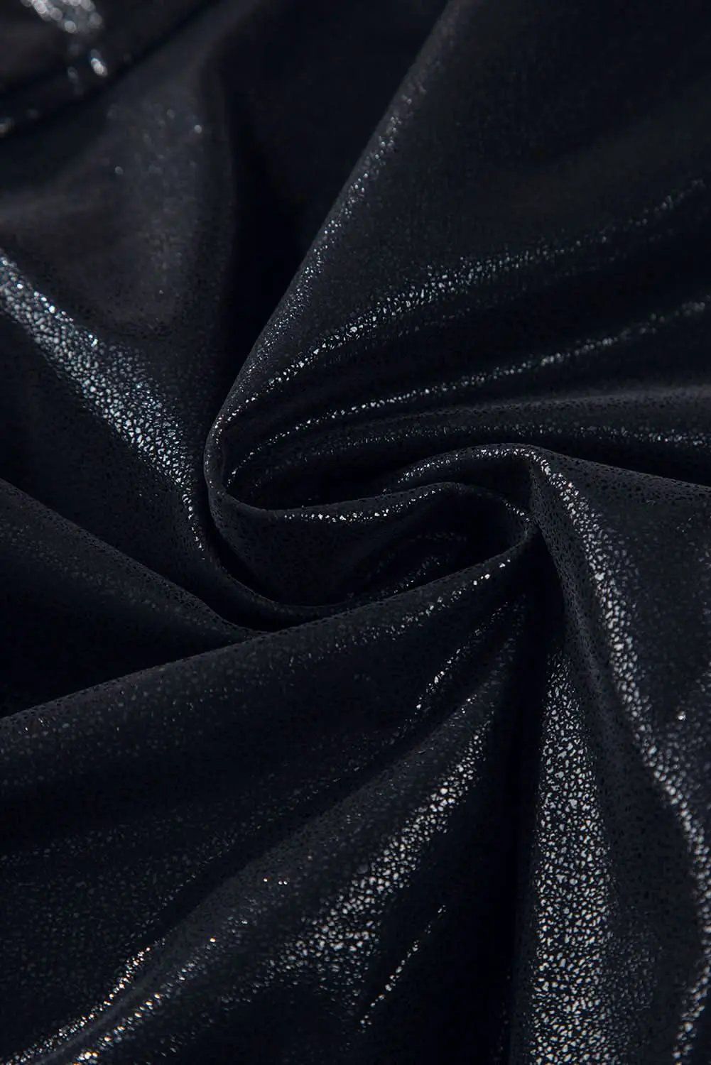 Trendy high-waisted black joggers - Love Salve 