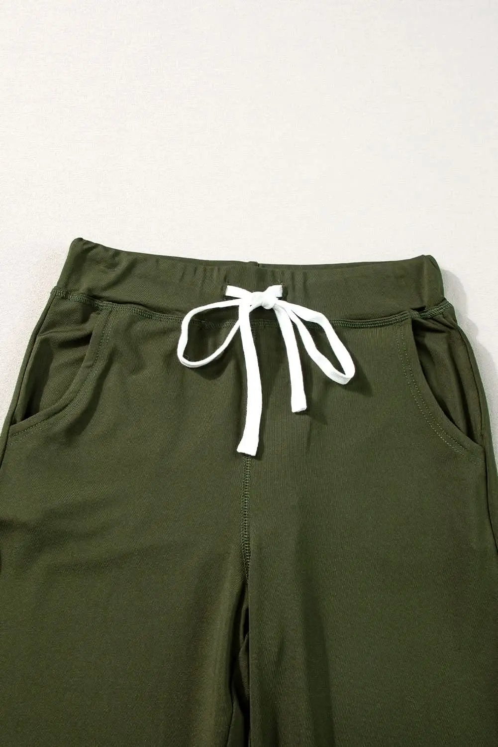 Moss green joggers with pockets - Love Salve 