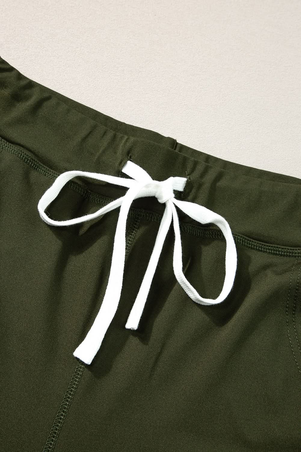 Moss green joggers with pockets - Love Salve 