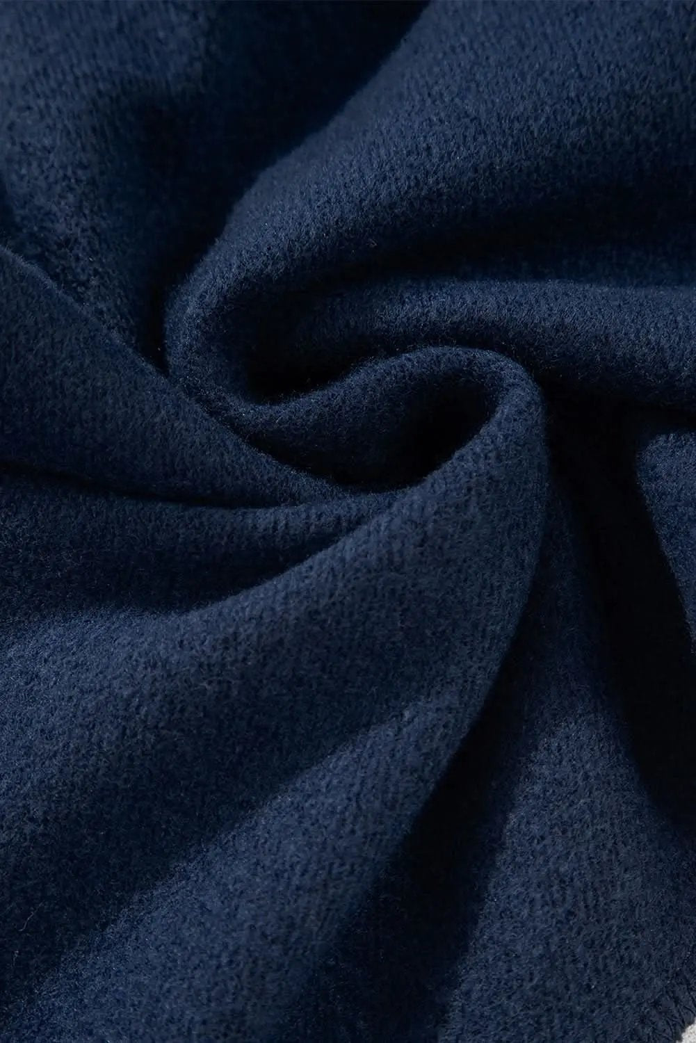 Navy blue fleece pants with drawstring - Love Salve 