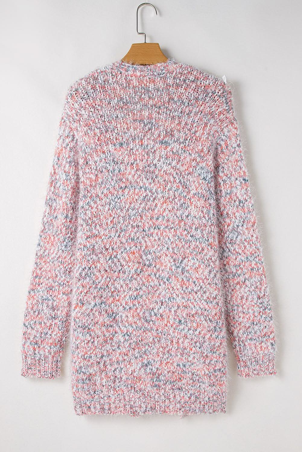 Trendy pink confetti cardigan for layering - Love Salve 