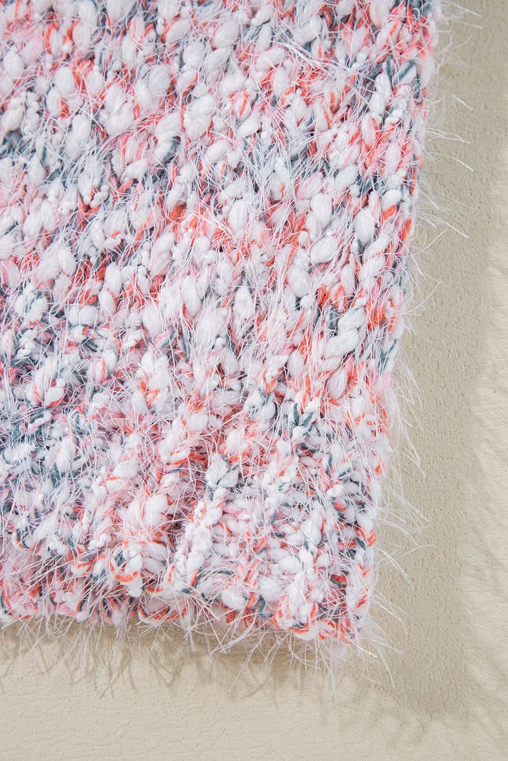 Trendy pink confetti cardigan for layering - Love Salve 