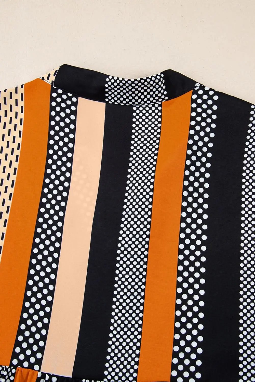 Playful polka dot ruffled mini dress - Love Salve 