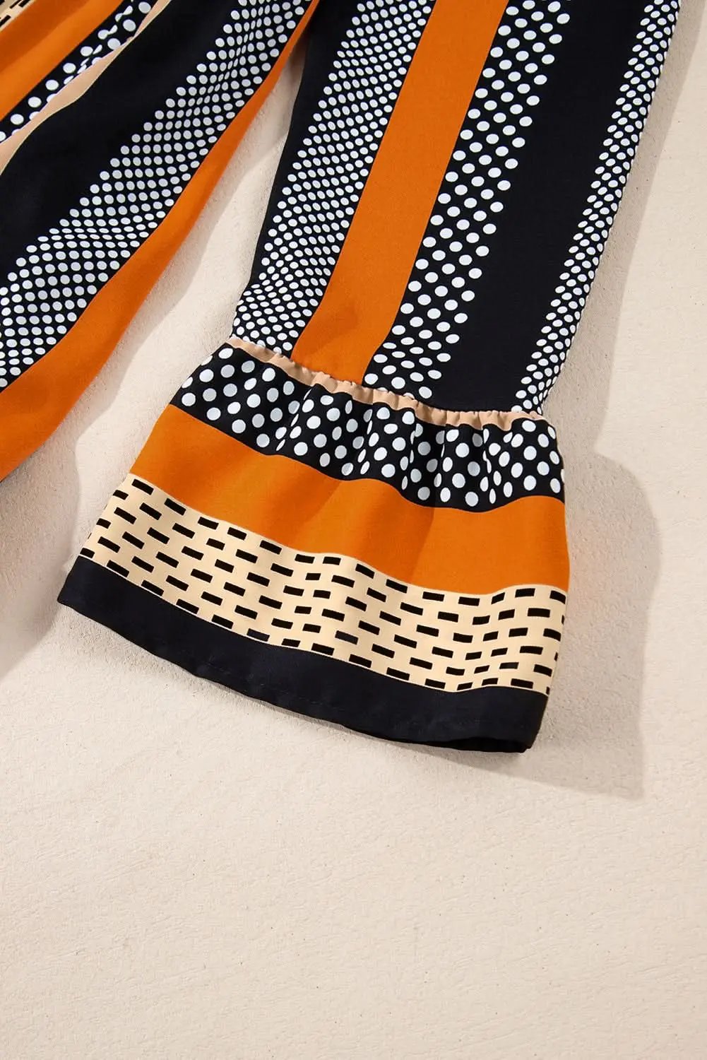 Playful polka dot ruffled mini dress - Love Salve 