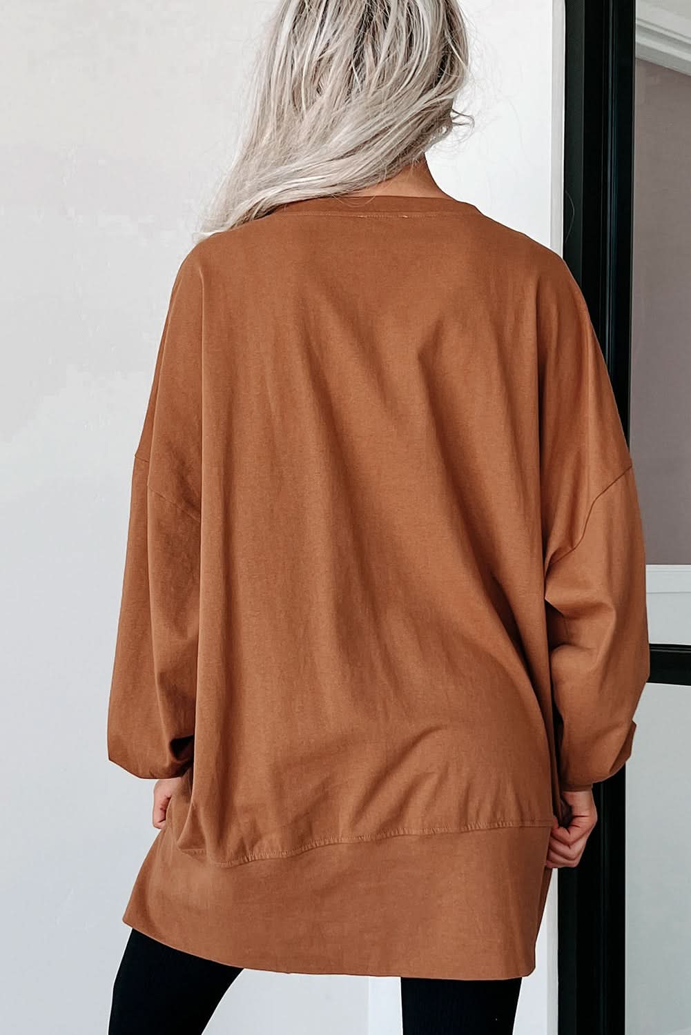 Chic chestnut sequin Halloween top - Love Salve 