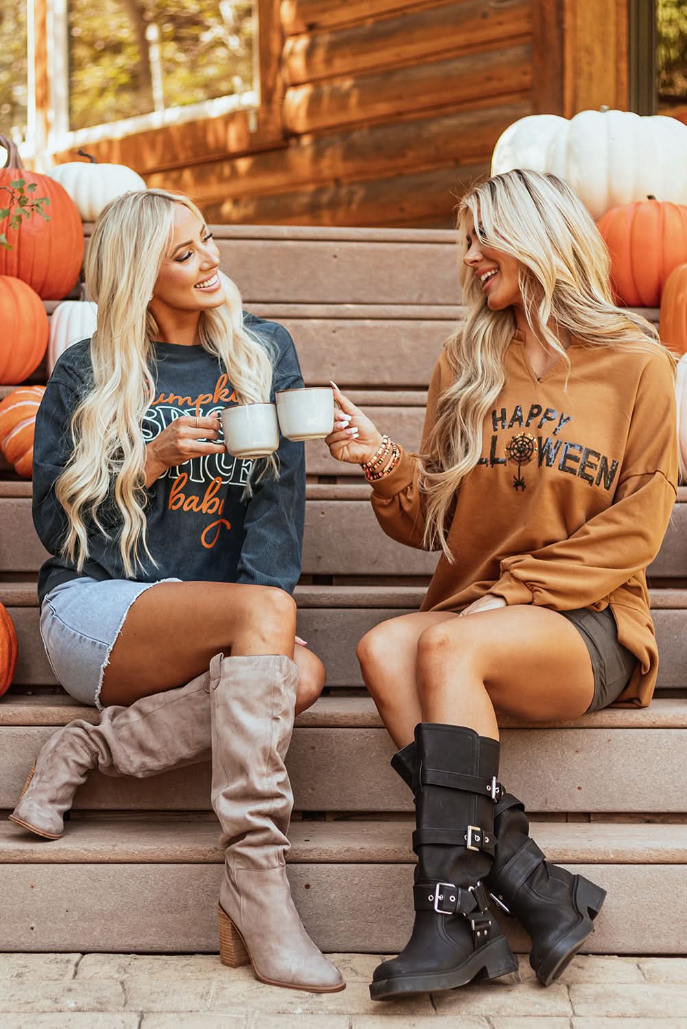 Chic chestnut sequin Halloween top - Love Salve 