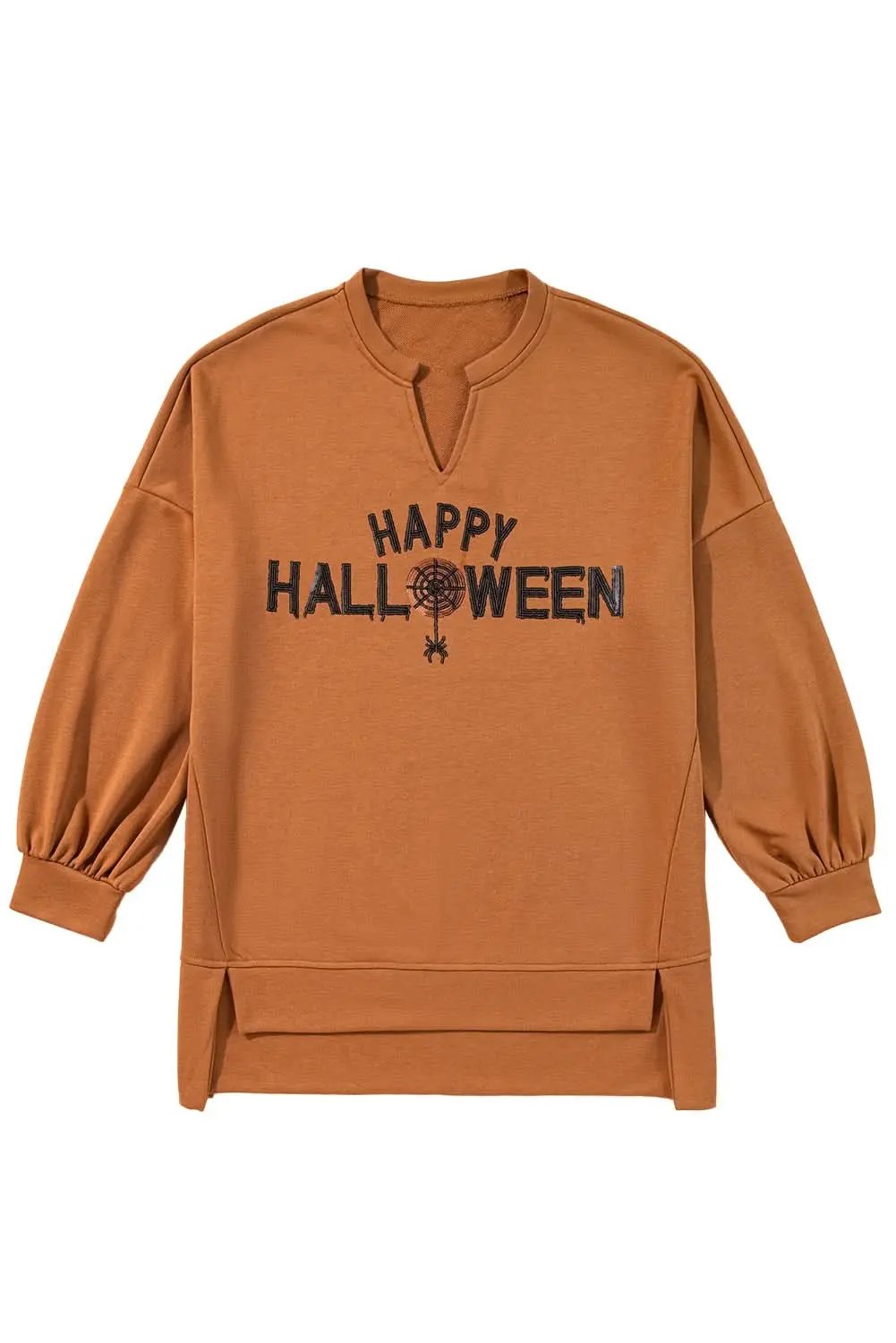 Chic chestnut sequin Halloween top - Love Salve 
