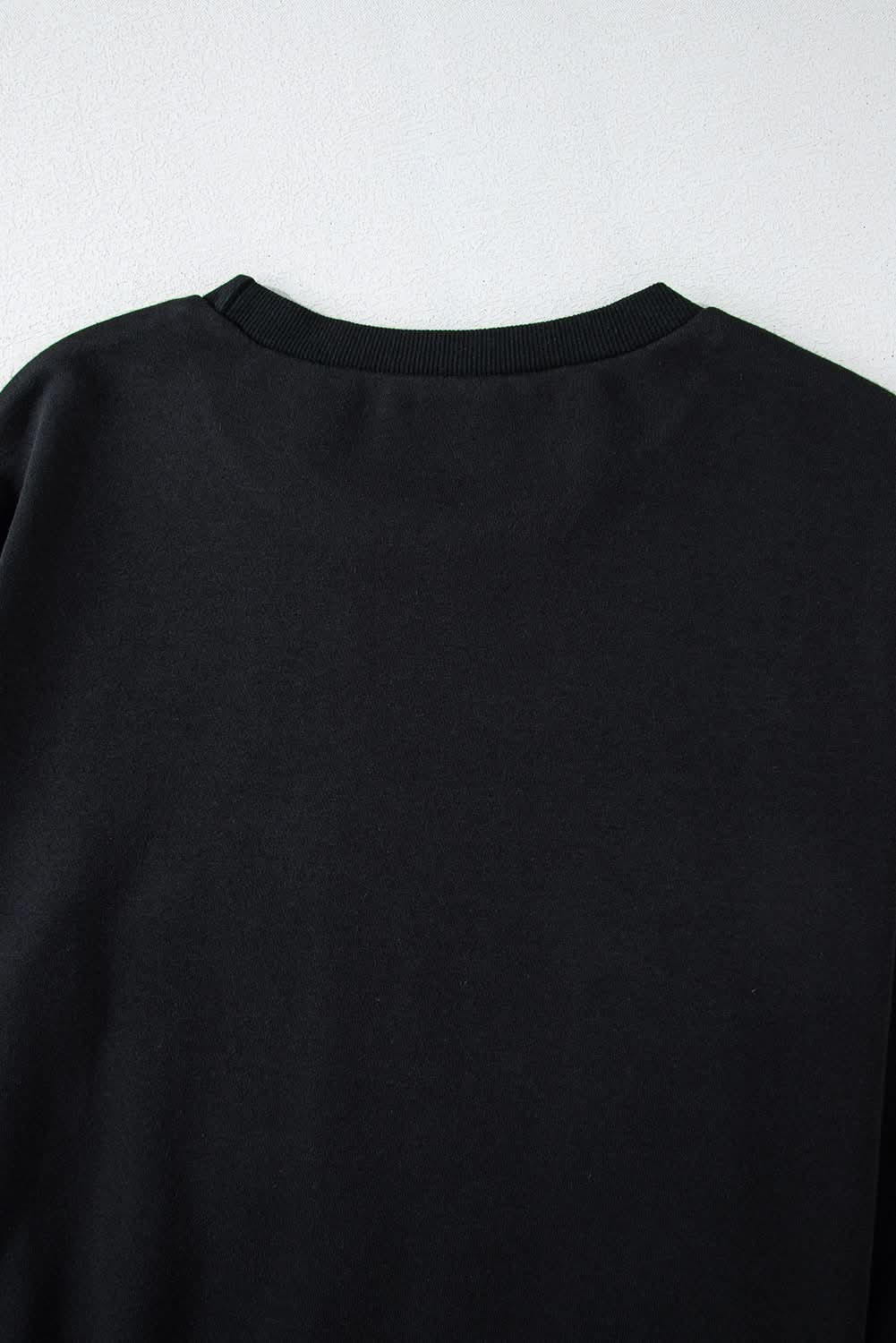 Casual black rugby pullover set - Love Salve 