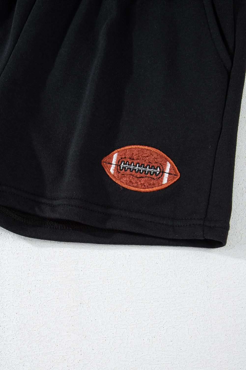 Casual black rugby pullover set - Love Salve 