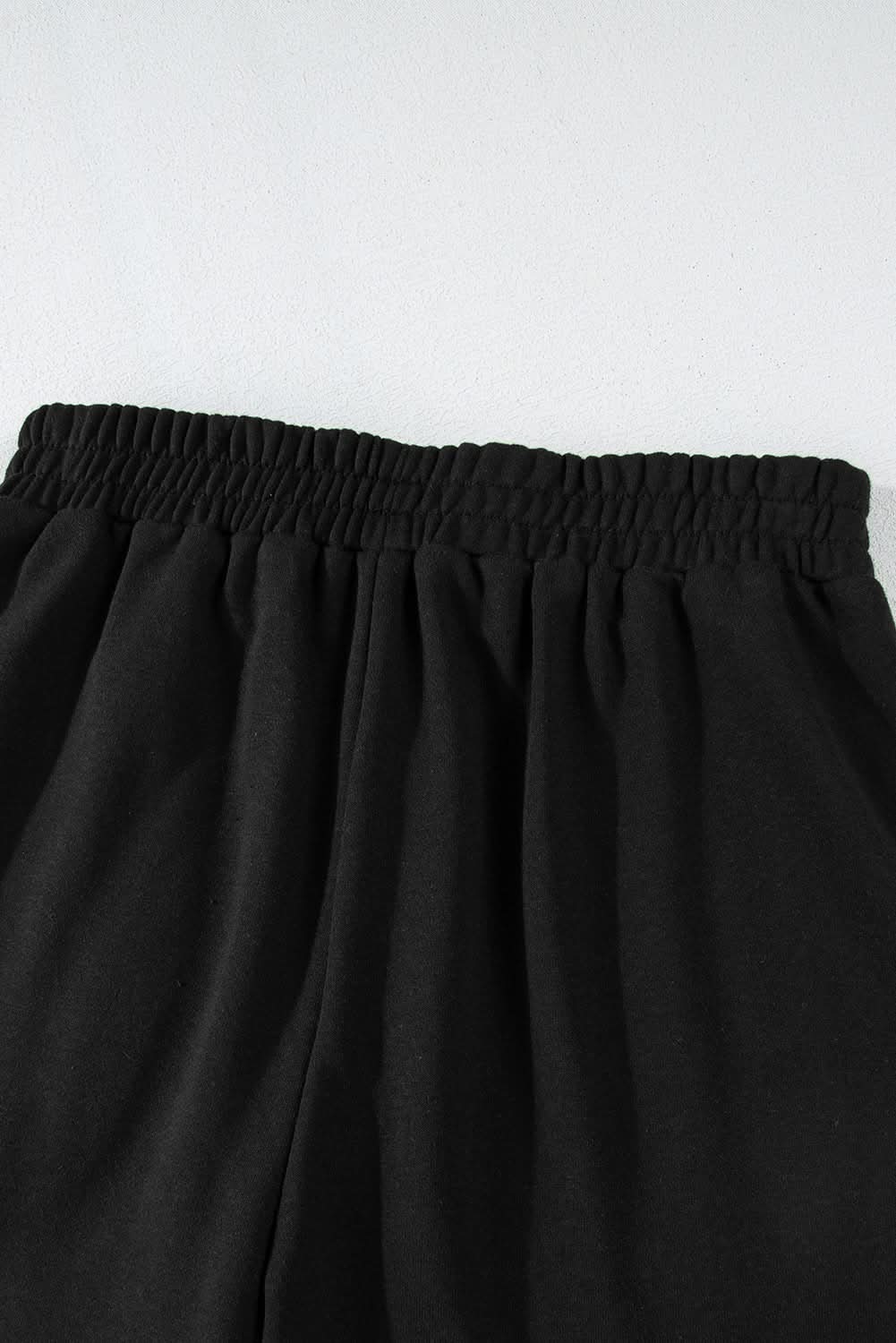 Casual black rugby pullover set - Love Salve 