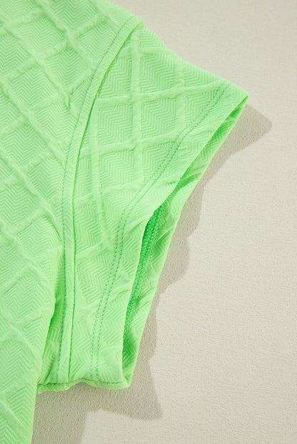 Light green checkered lounge set - Love Salve 