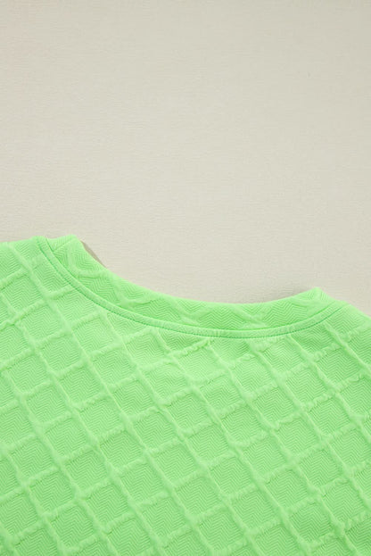 Light green checkered lounge set - Love Salve 