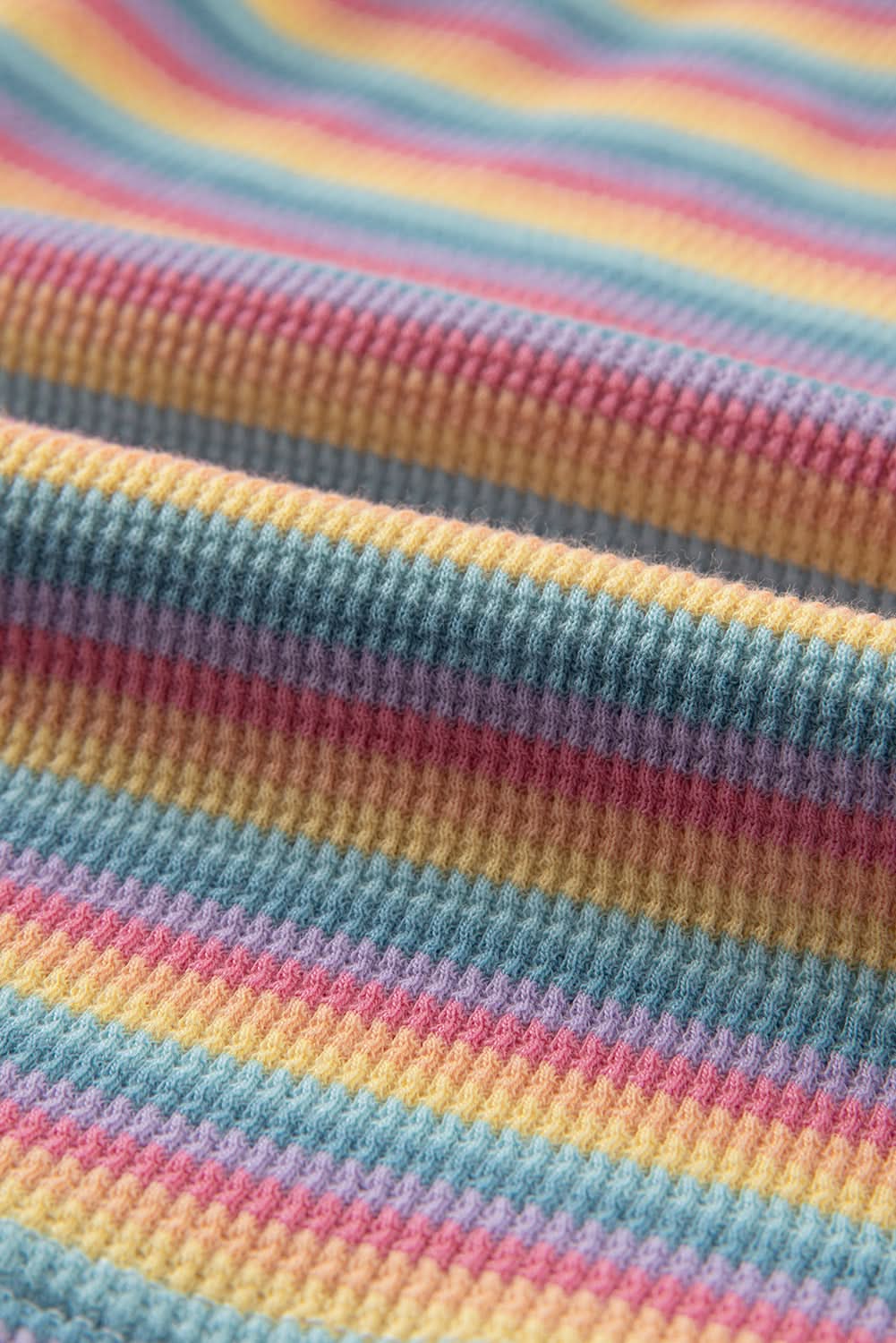 Chic pink striped tee & tassel shorts set - Love Salve 