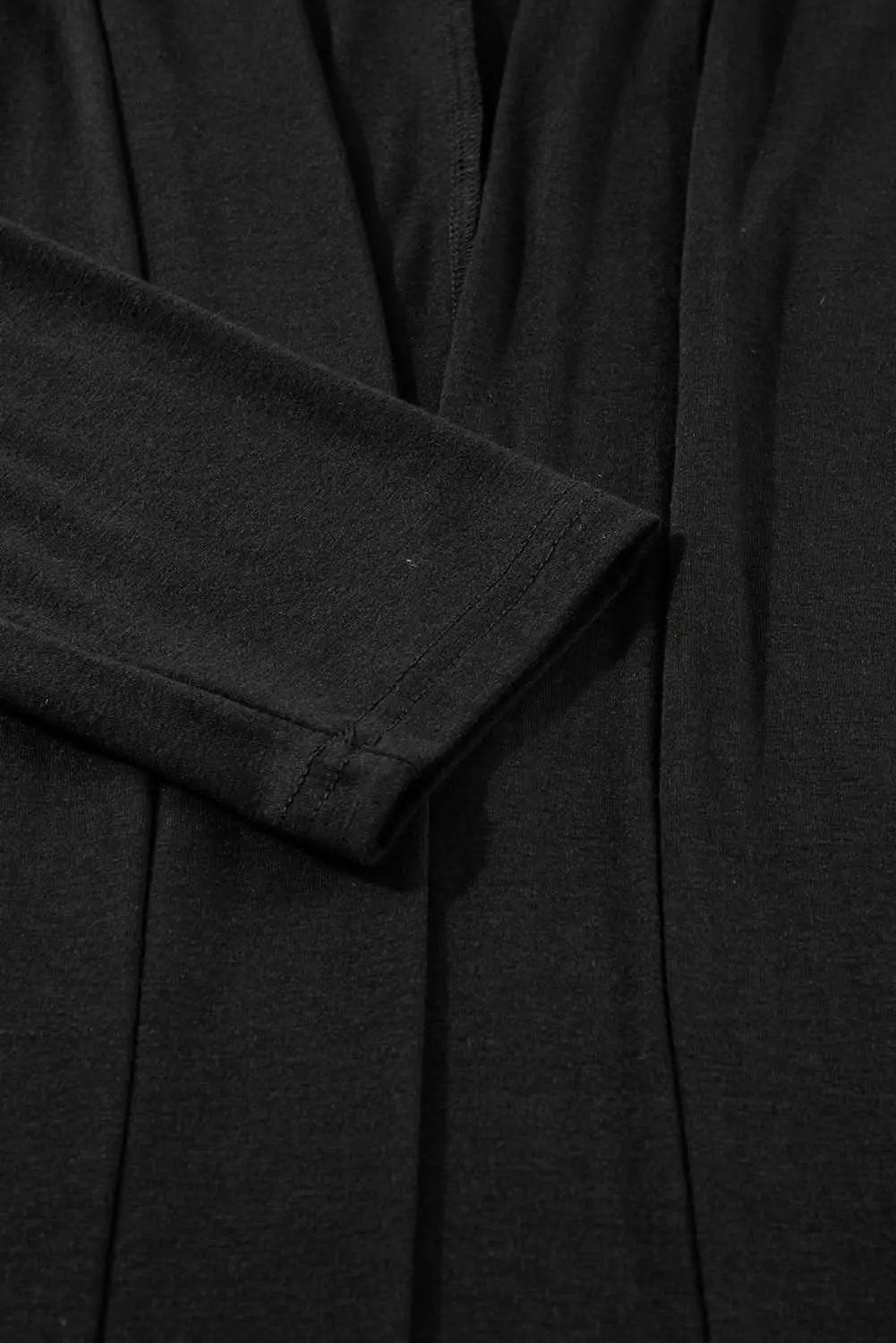 Chic black cardigan & skinny pants set - Love Salve 