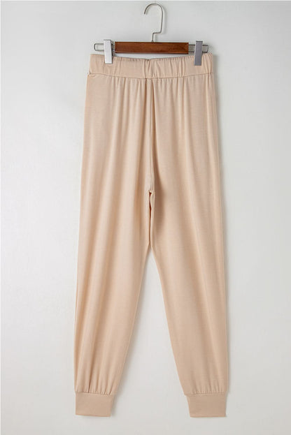 Chic parchment lounge set: cardigan & pants - Love Salve 
