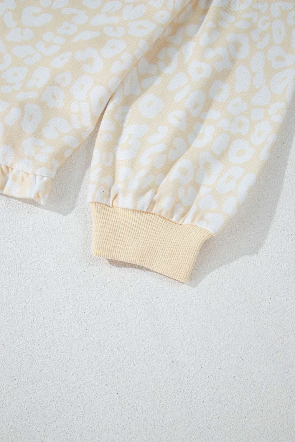 Cozy cheetah print loungewear set - Love Salve 