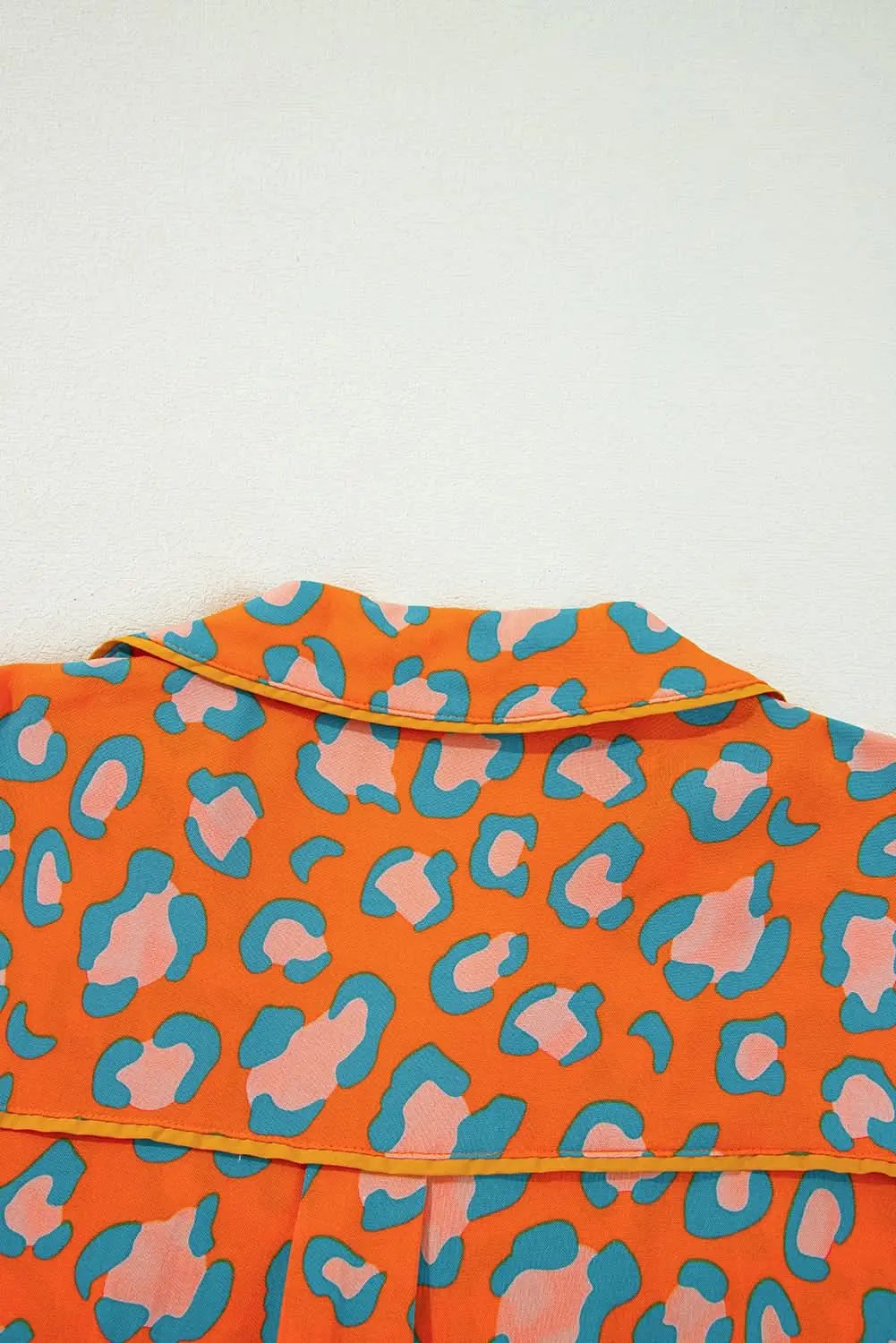 Leopard Print Orange Loungewear Set - Love Salve 