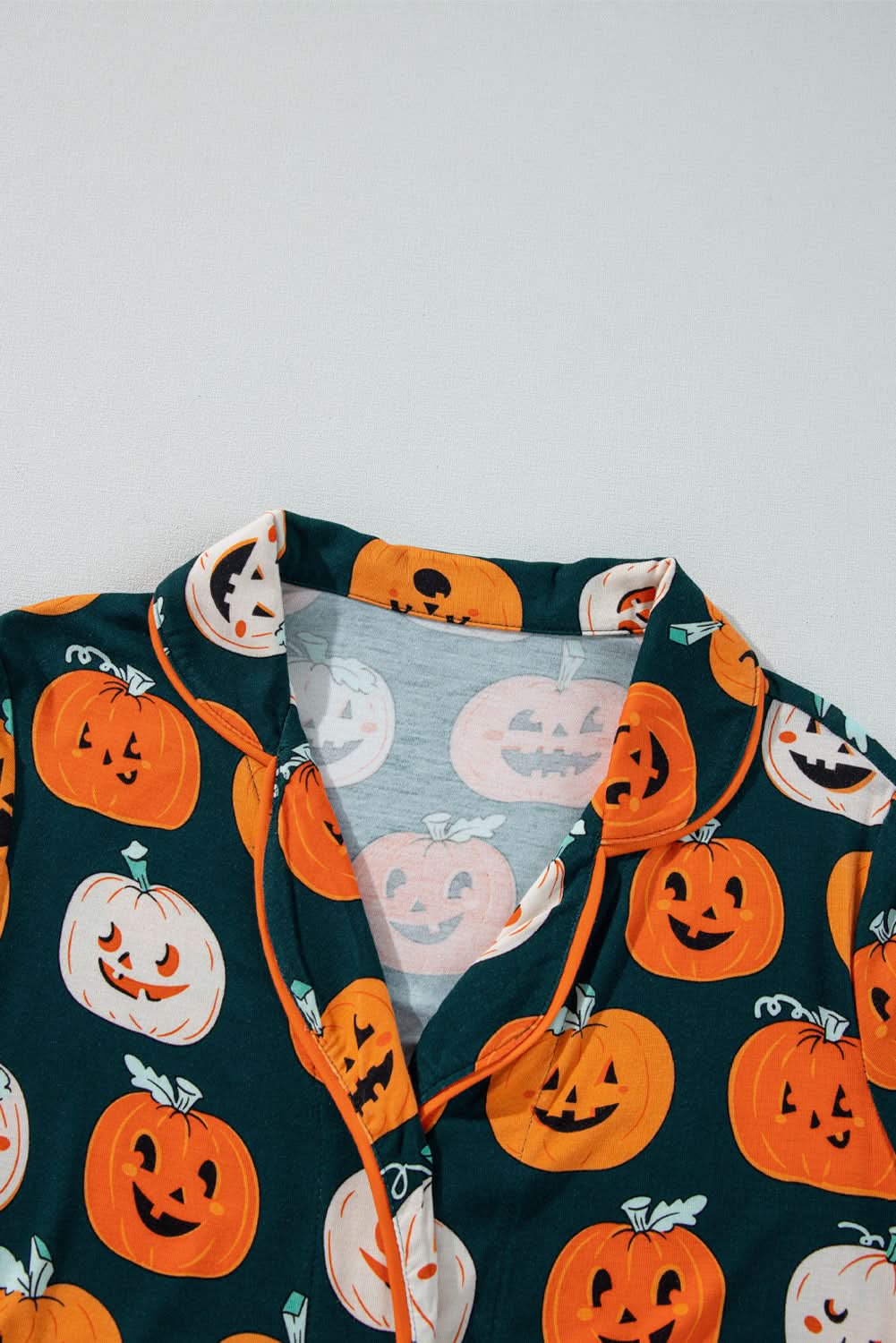 Orange Halloween Pajama Set - Love Salve 