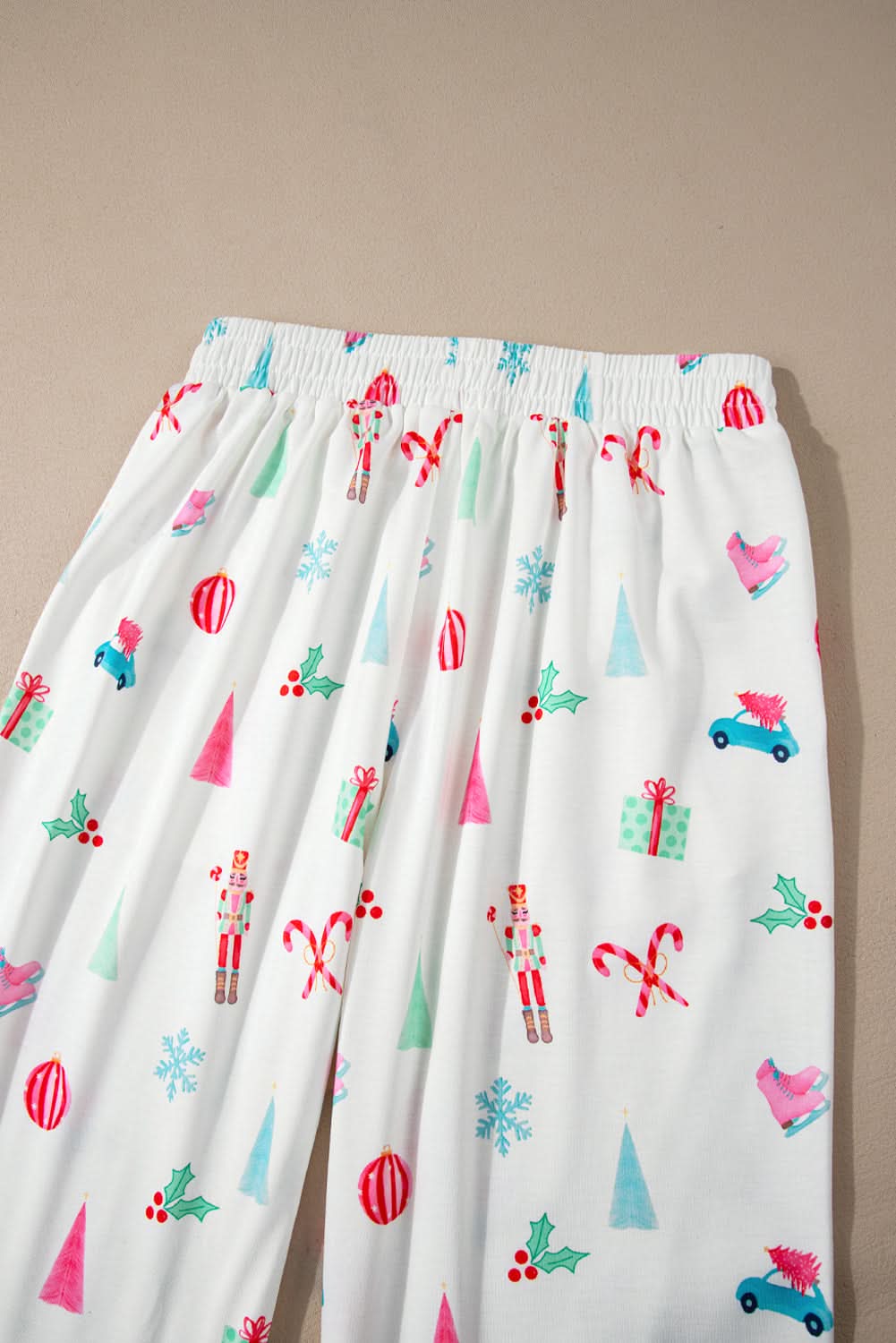 Festive White Christmas Pjs Set - Love Salve 