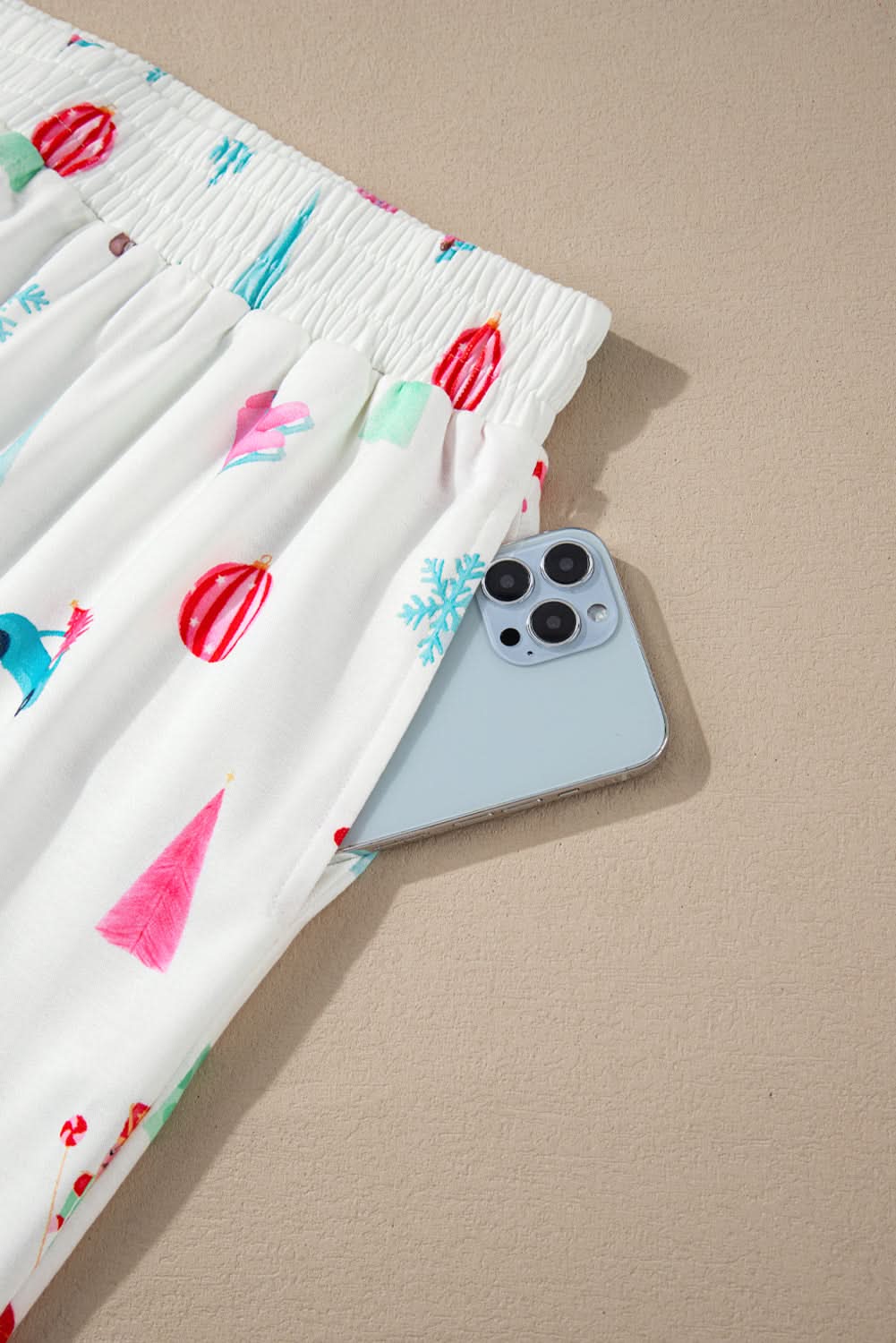 Festive White Christmas Pjs Set - Love Salve 