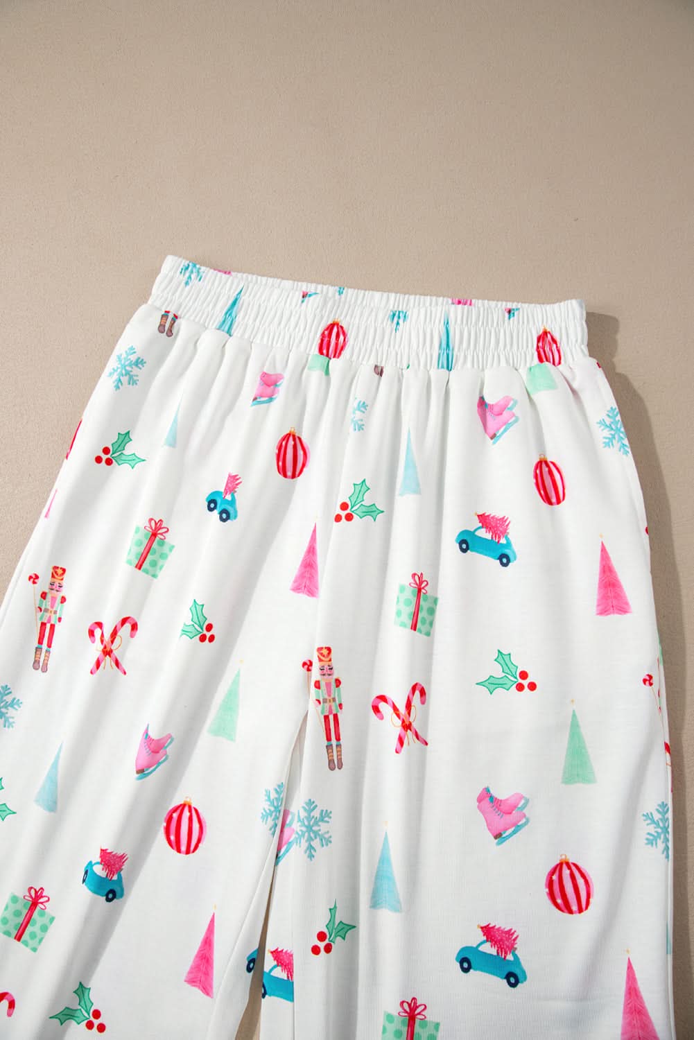 Festive White Christmas Pjs Set - Love Salve 