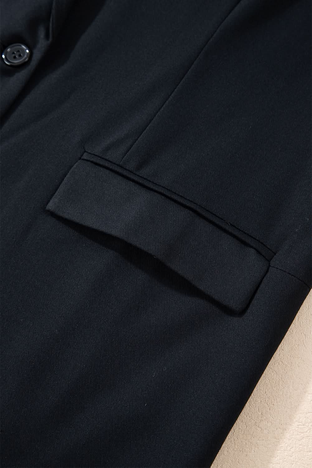 Chic black blazer with pockets - Love Salve 