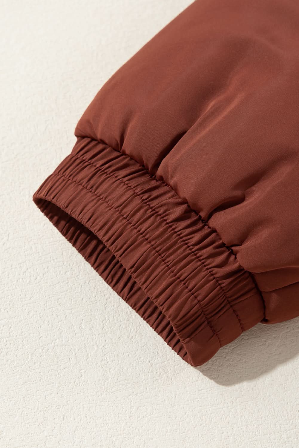 Cozy coffee quilted puffer coat - Love Salve 