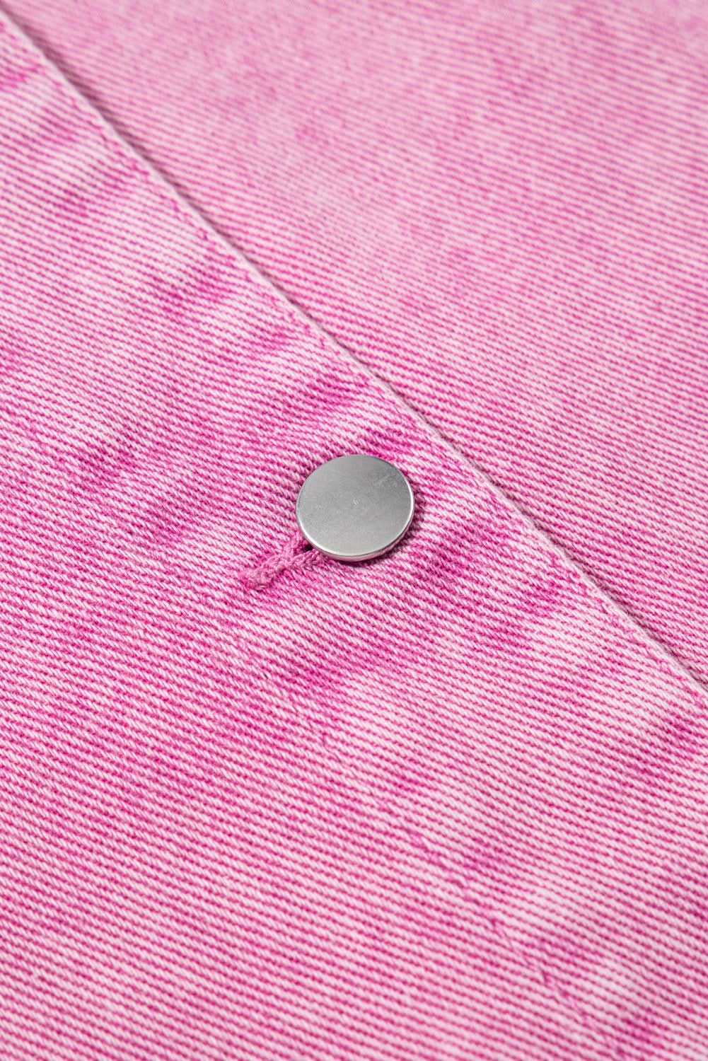 Chic pink lace denim jacket - Love Salve 