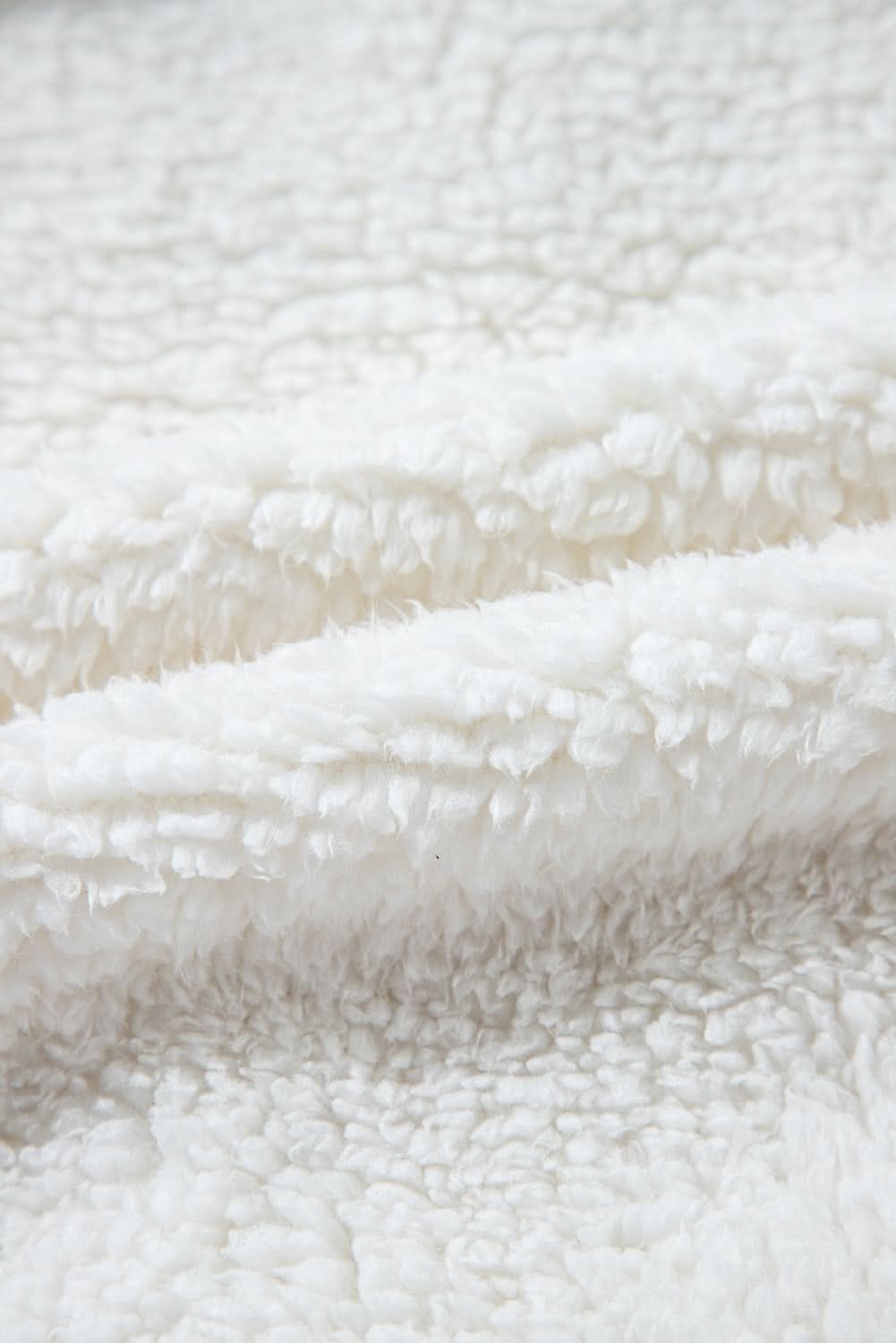 Beige faux fur lapel jacket - Love Salve 