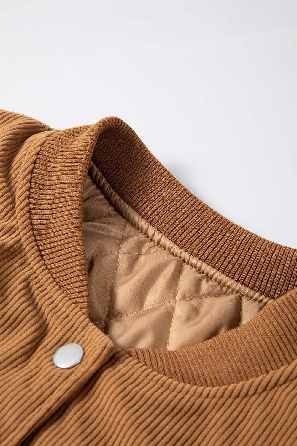 Buckskin corduroy fleece bomber - Love Salve 