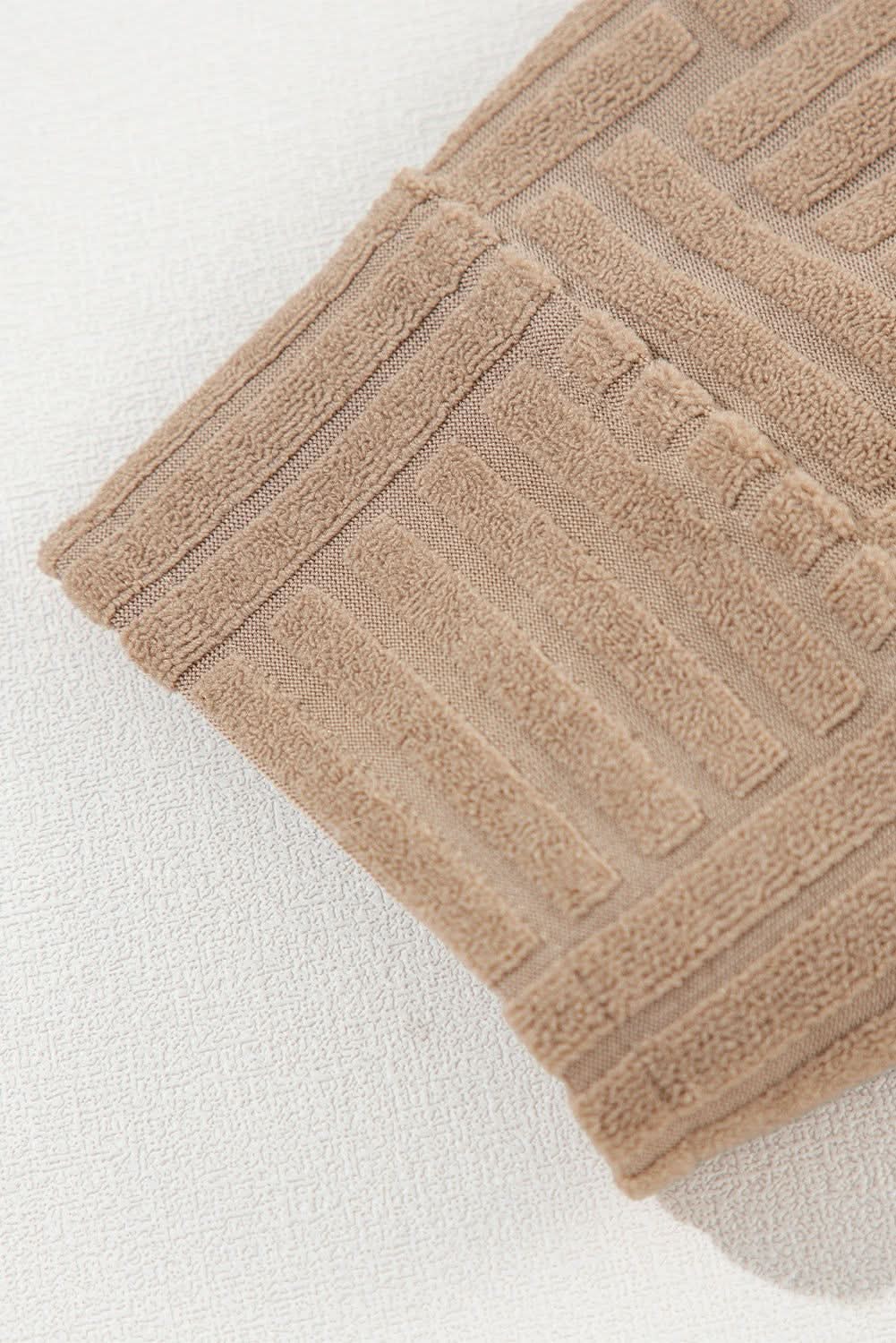 Chic dark khaki shacket with pockets - Love Salve 